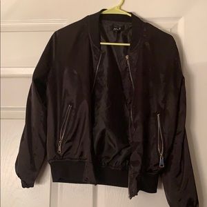 Black silk jacket